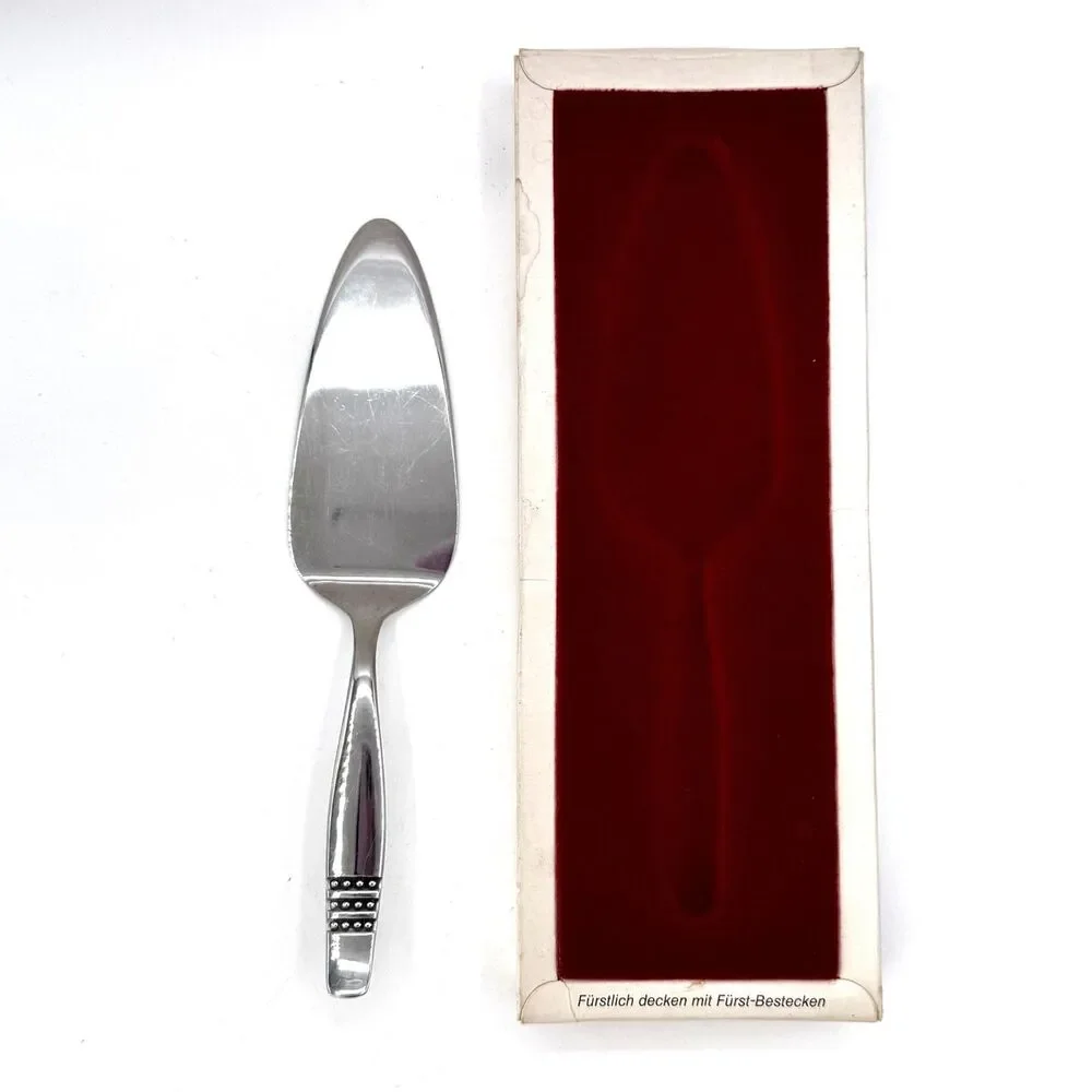 Fürst Fürosil 18/8 Stainless Pie Cake Server MCM Germany Besteck Boxed Vintage
